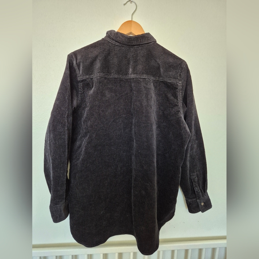 Long 97% Cotton Corduroy Shirt Jacket Size XL By Joe Fresh - Picture 4 of 6